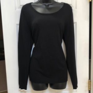 EUC Stitch Fix Sweater (Black Scoop Neck) | Size Large